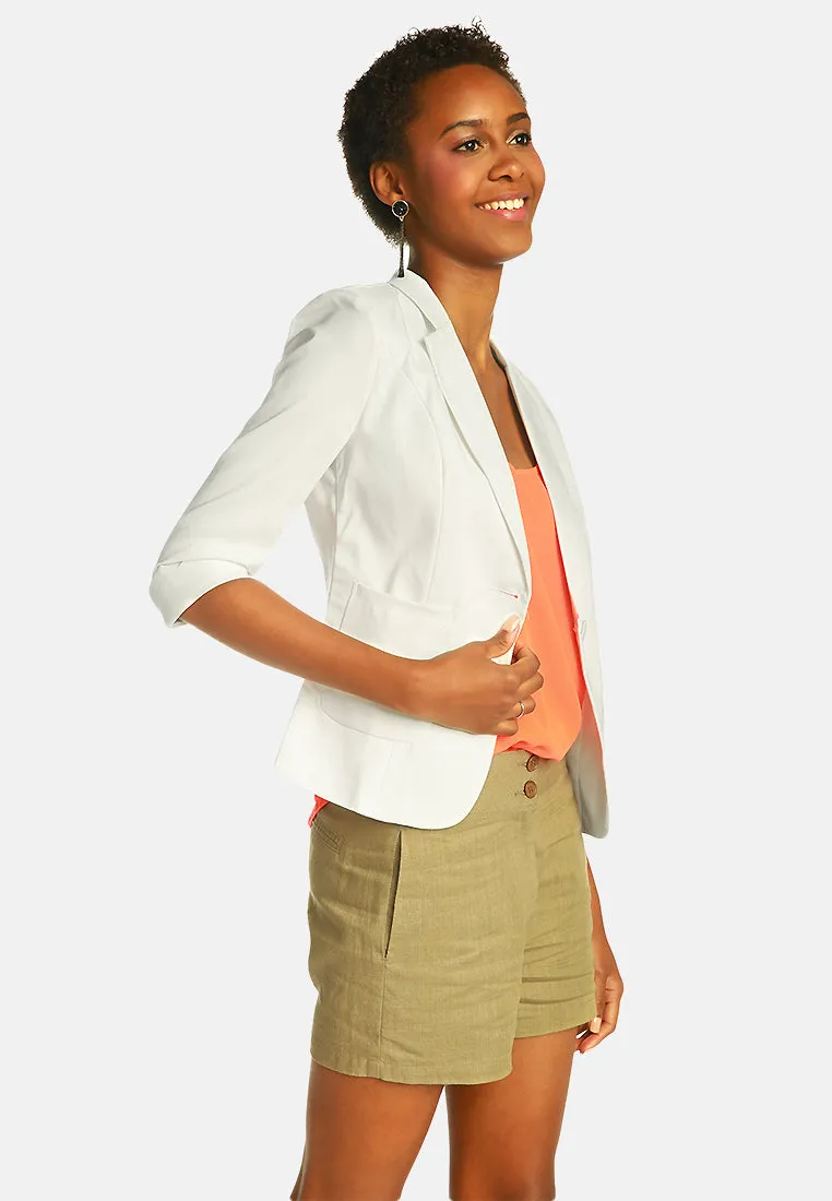 single breasted blazer