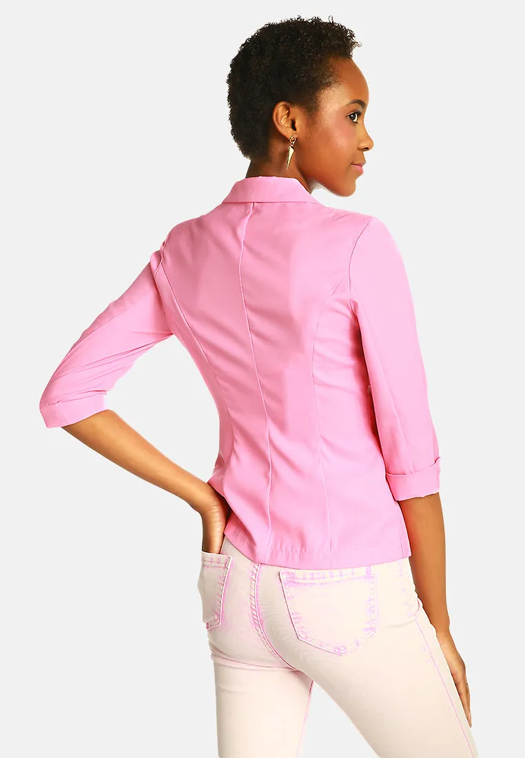 single breasted blazer