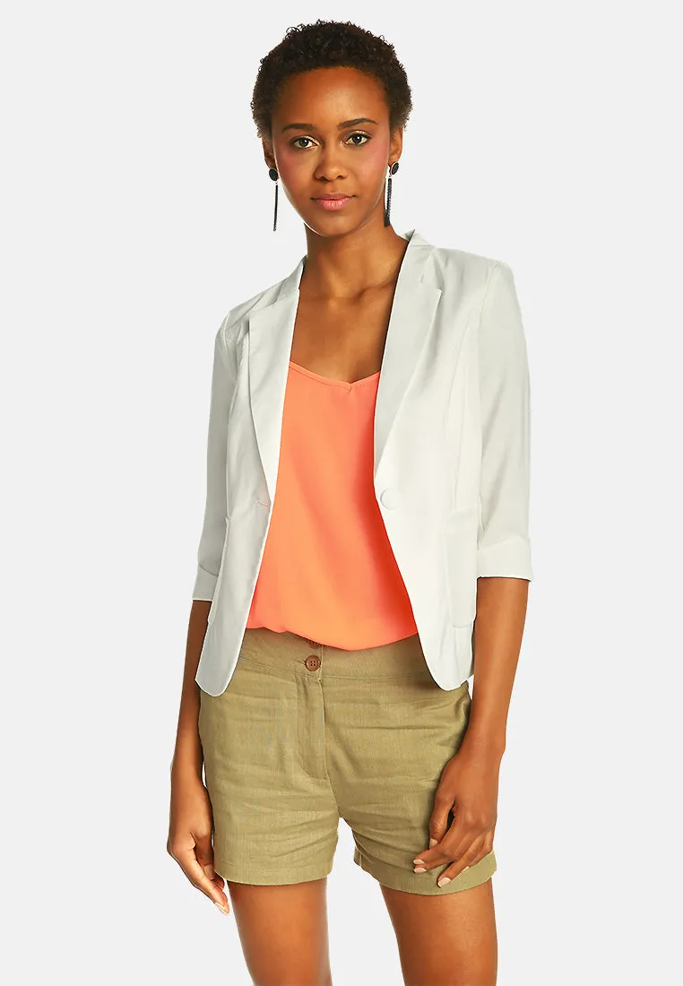 single breasted blazer