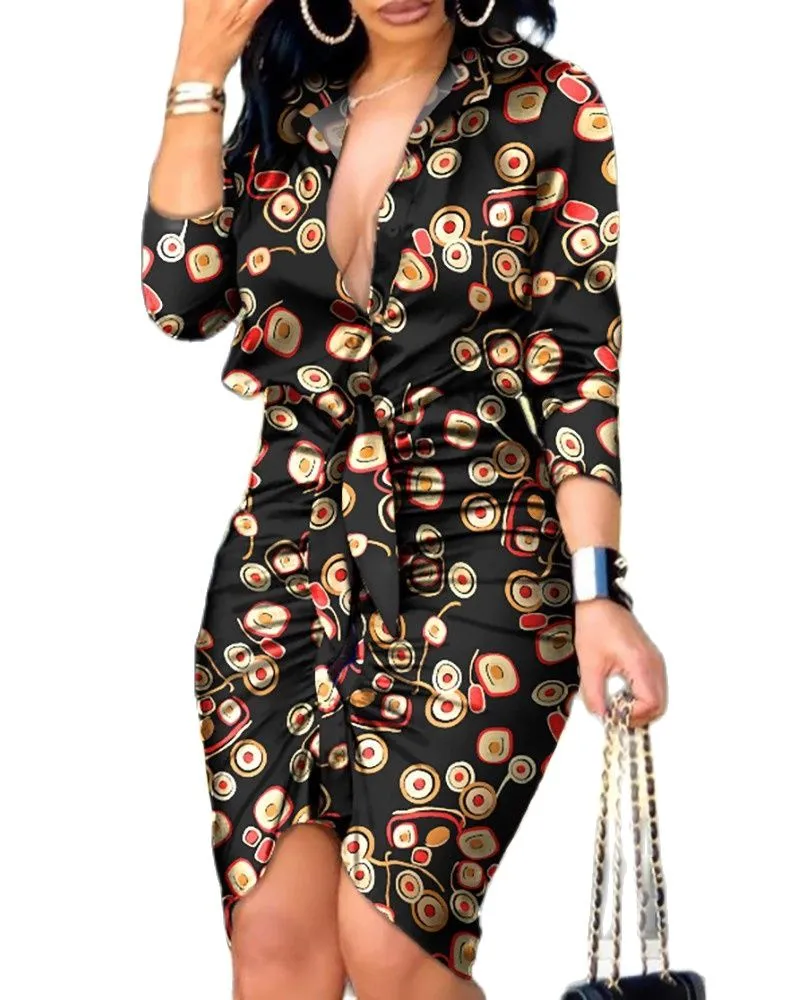 Splice Irregular Sexy Slim Dress