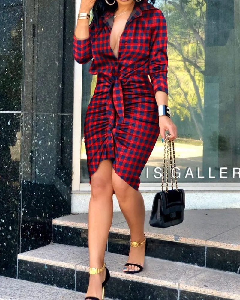 Splice Irregular Sexy Slim Dress