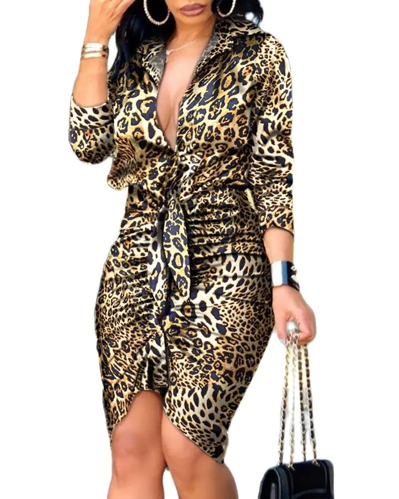 Splice Irregular Sexy Slim Dress