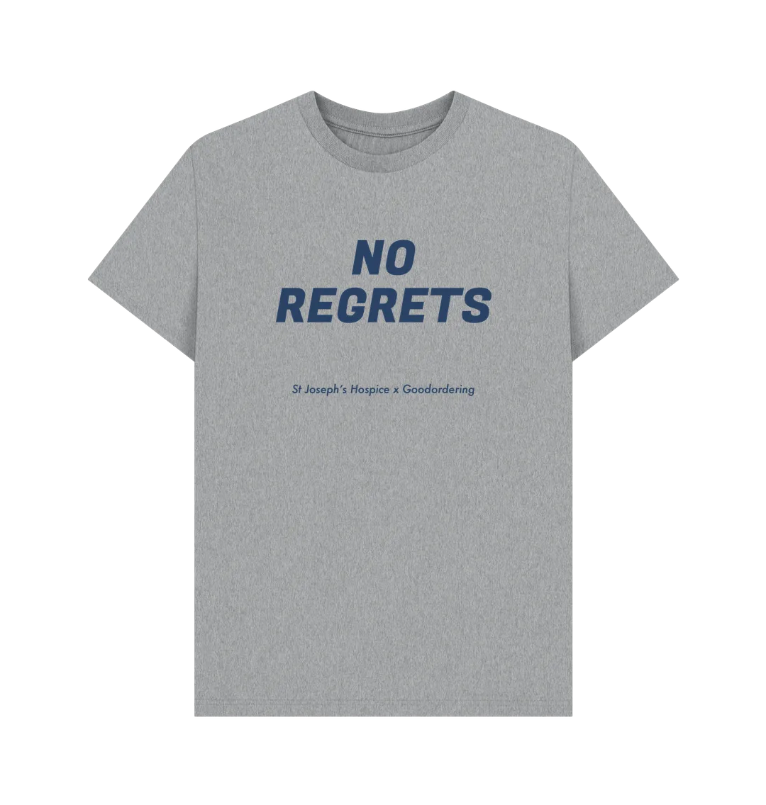 St Joseph's Hospice Collaboration T-shirt No regrets