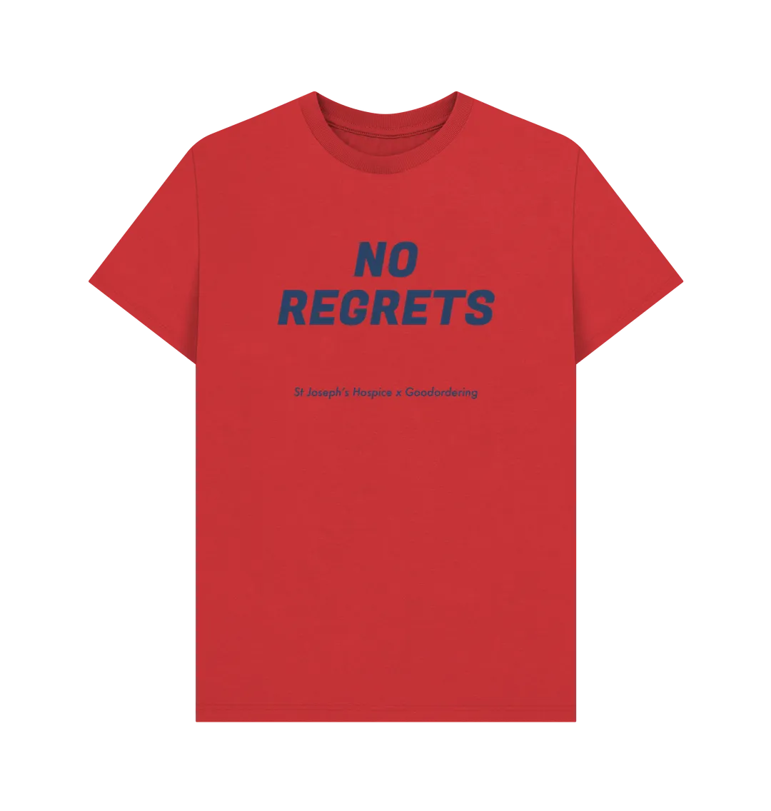 St Joseph's Hospice Collaboration T-shirt No regrets