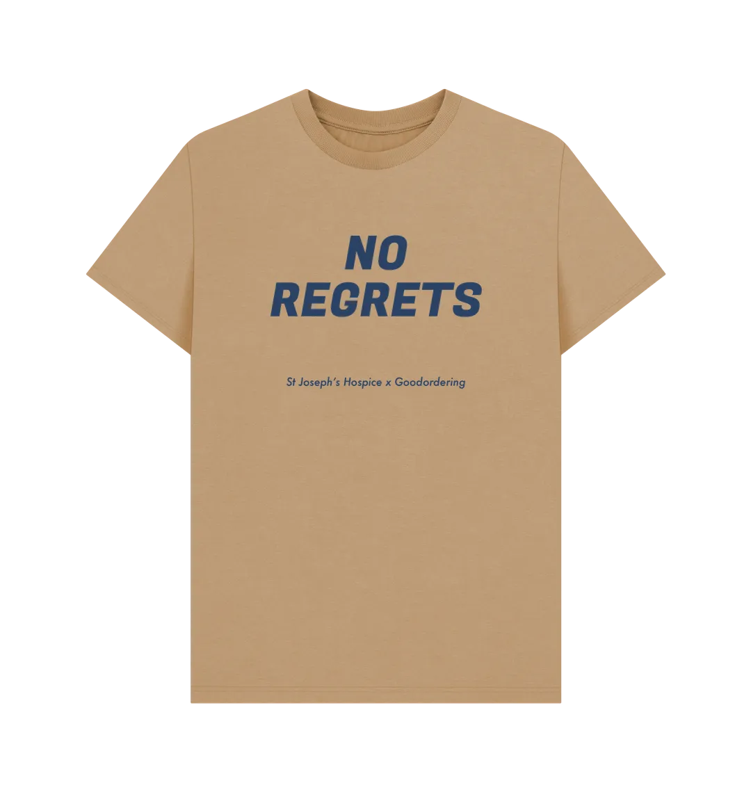 St Joseph's Hospice Collaboration T-shirt No regrets