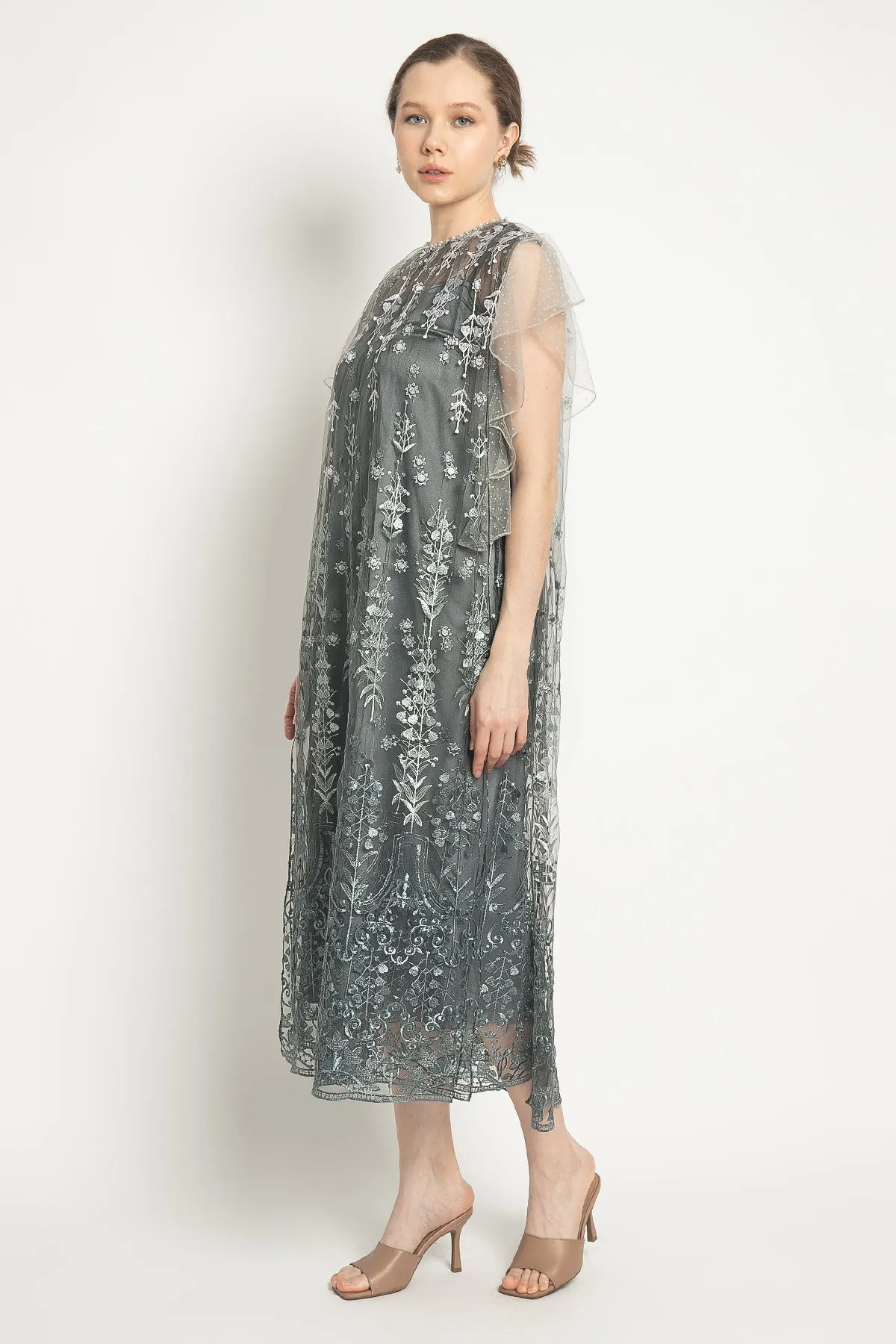 Starry Dress in Grey Shades