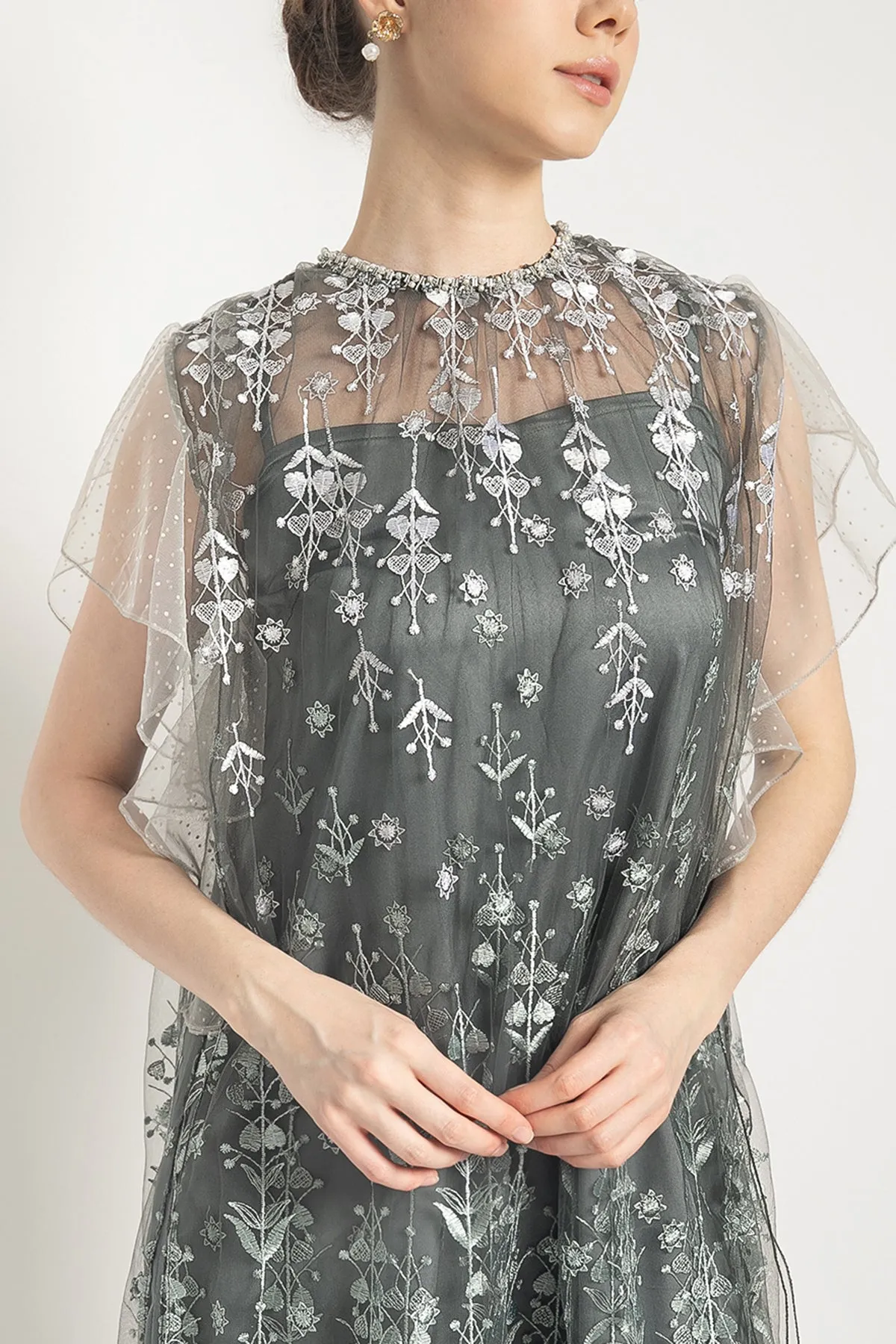 Starry Dress in Grey Shades