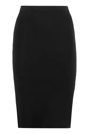Stretch pencil skirt
