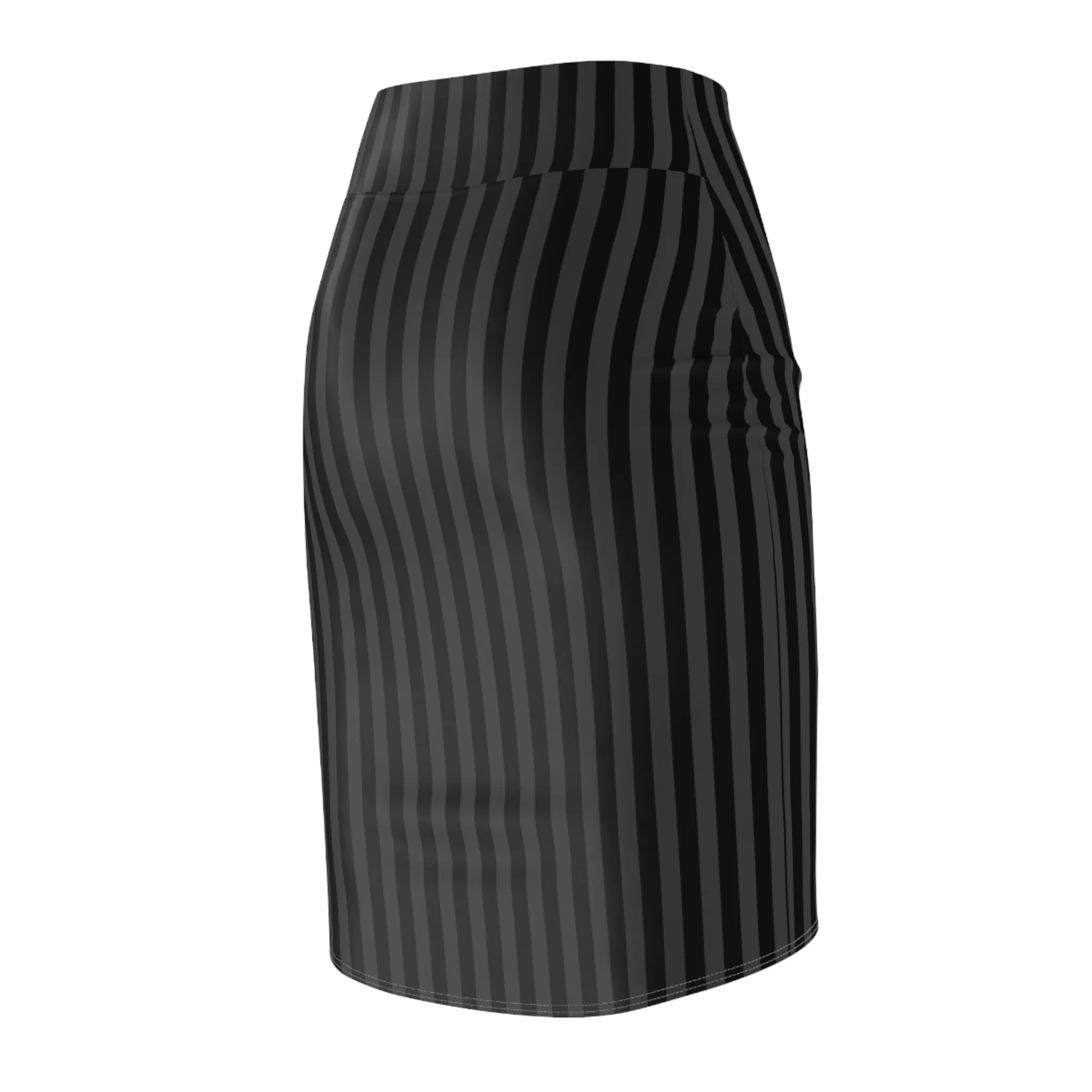 Striped Pencil Skirt