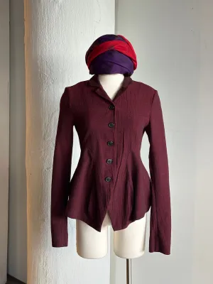Studio Rundholz Maroon Fitted Jacket