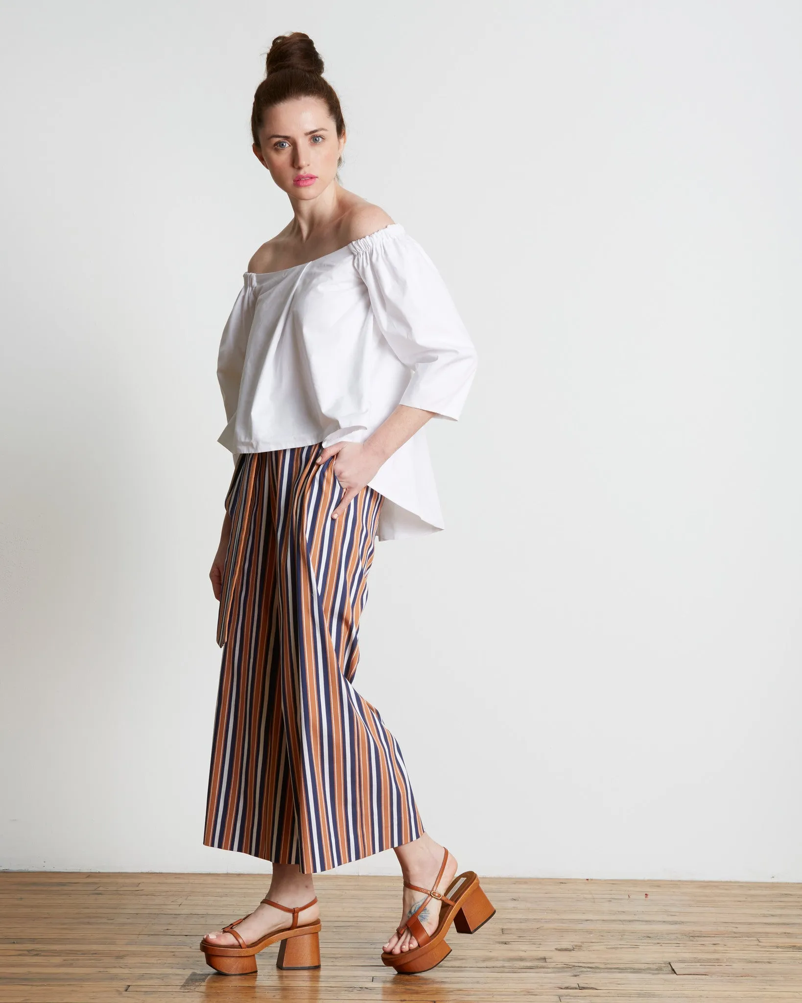 Tanya Taylor Tilda Pant | Sahara Stripe