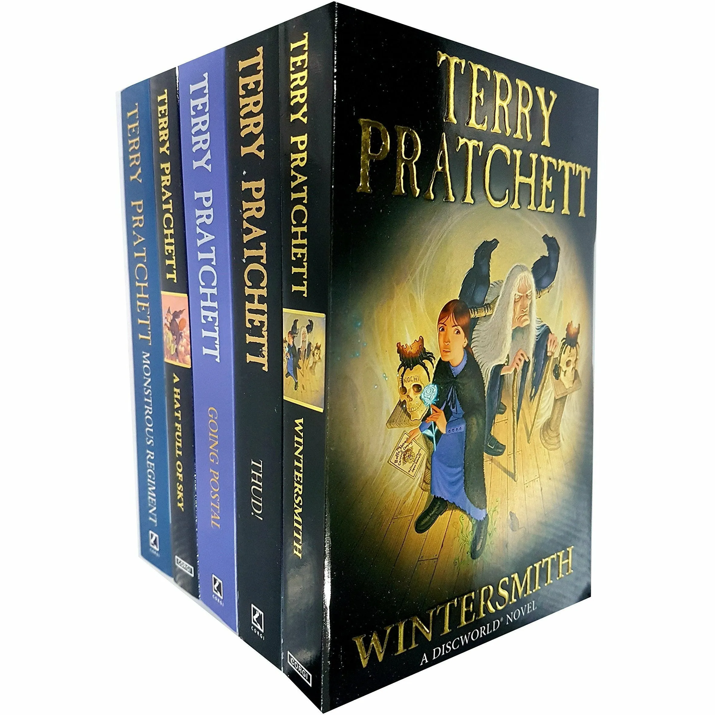 Terry pratchett Discworld Novels Series 7 :5 Books Collection Set