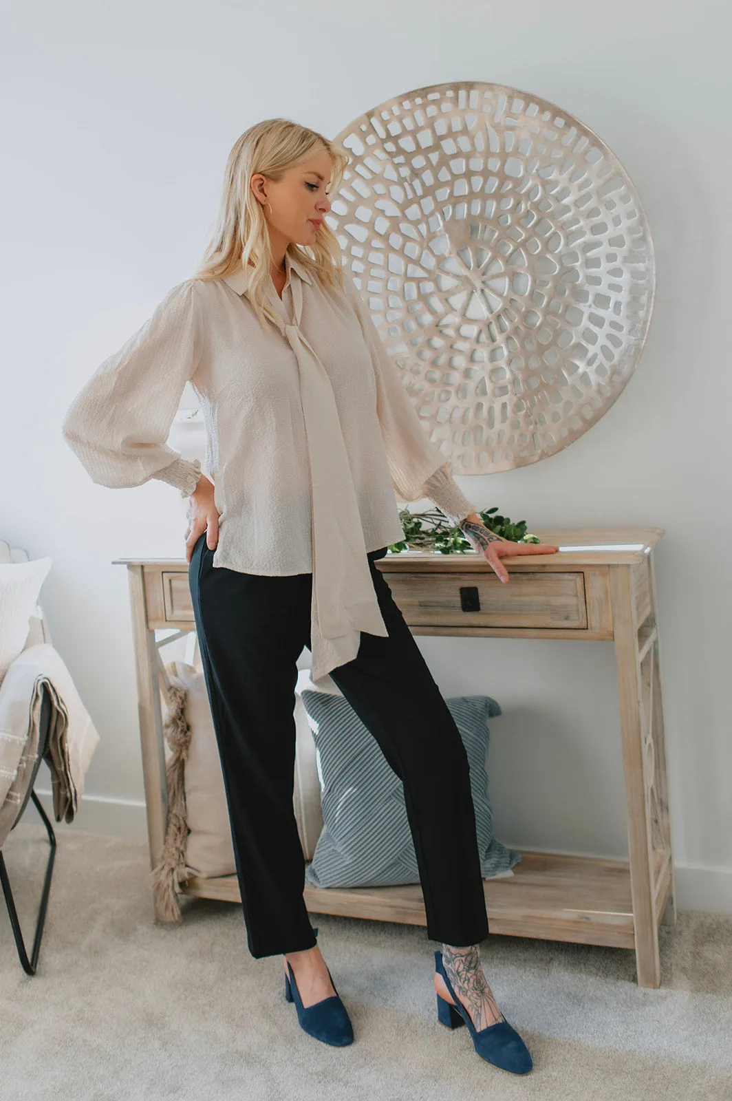 The Harper Trouser - Navy