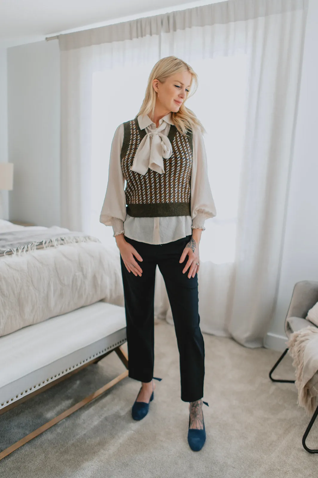 The Harper Trouser - Navy