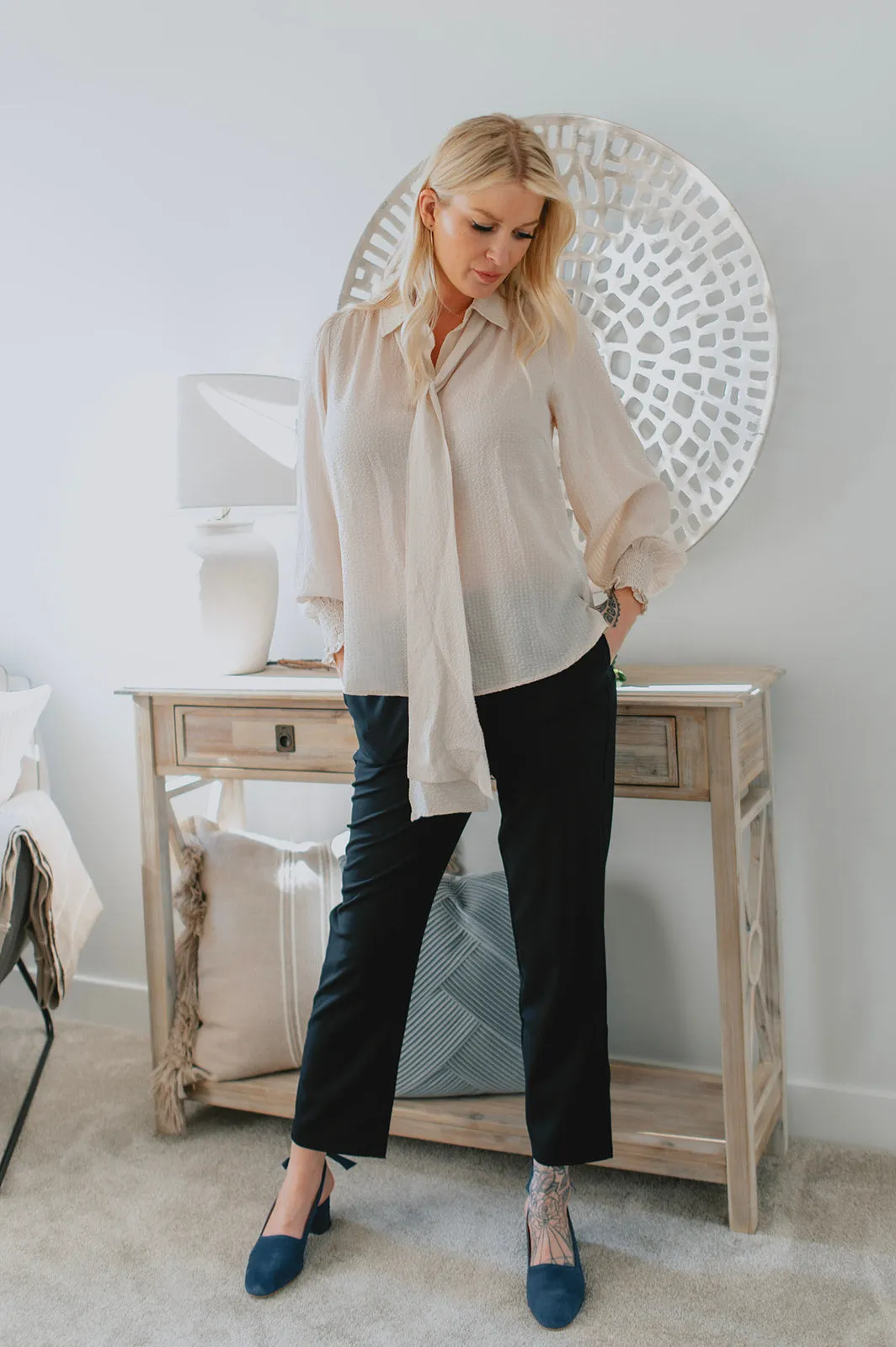 The Harper Trouser - Navy