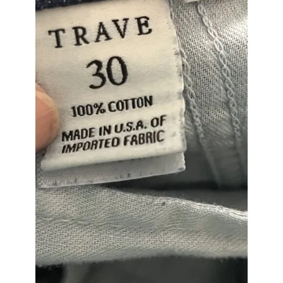 Trave Joan Full Wide Leg Trouser Jeans •Women 30• Straight Walk This Way $295