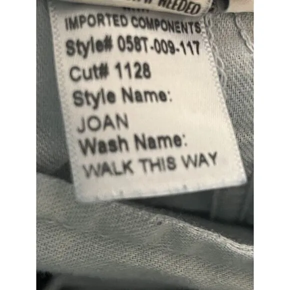 Trave Joan Full Wide Leg Trouser Jeans •Women 30• Straight Walk This Way $295