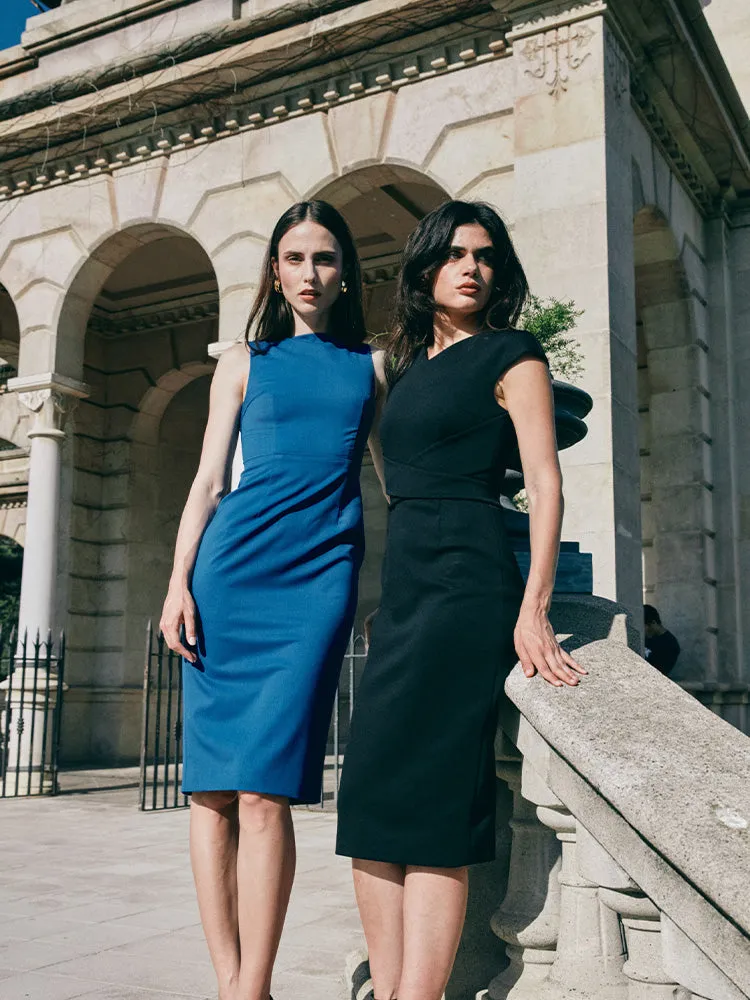V NECKLINE DRESS