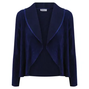 Velvet Classic Bolero - Ink