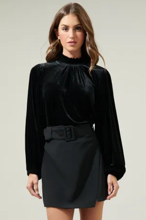 Vicky Velvet Blouse