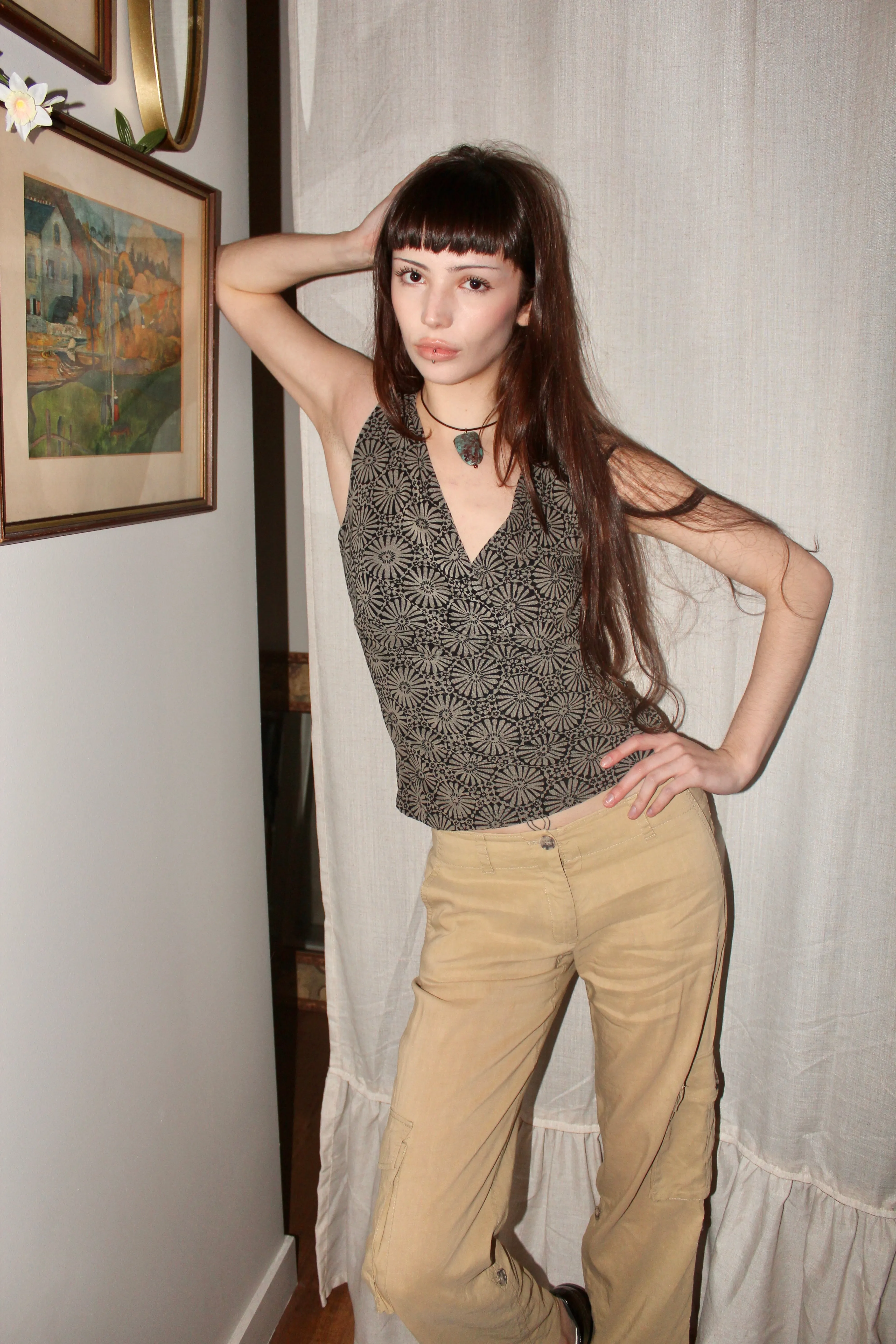 Vintage 90s Low Waisted Cargo Pants (S)