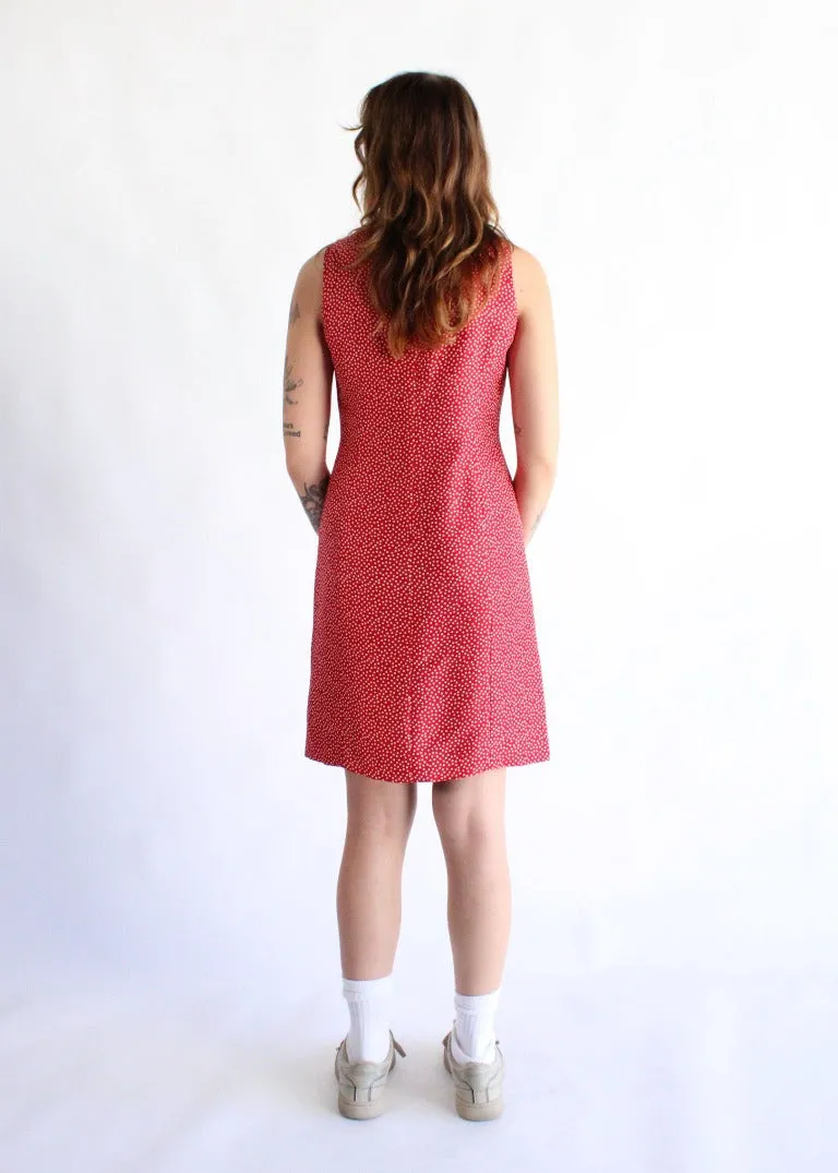 Vintage Polka Dot Dress D0224