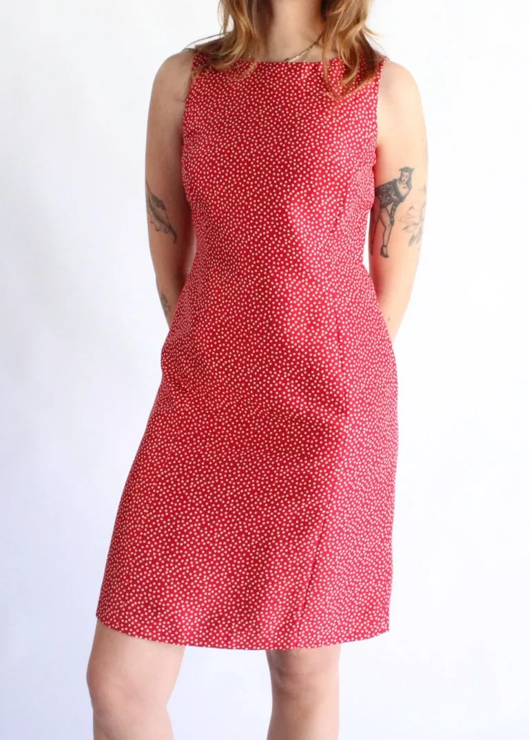 Vintage Polka Dot Dress D0224
