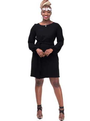 Vivo Zawadi Shift Dress - Black