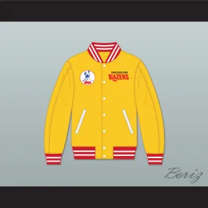 WHA Philadelphia Blazers Yellow Varsity Letterman Jacket-Style Sweatshirt 1