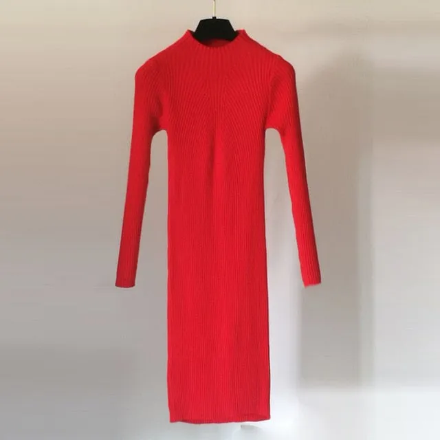 Women Sexy Bodycon Robe Dress