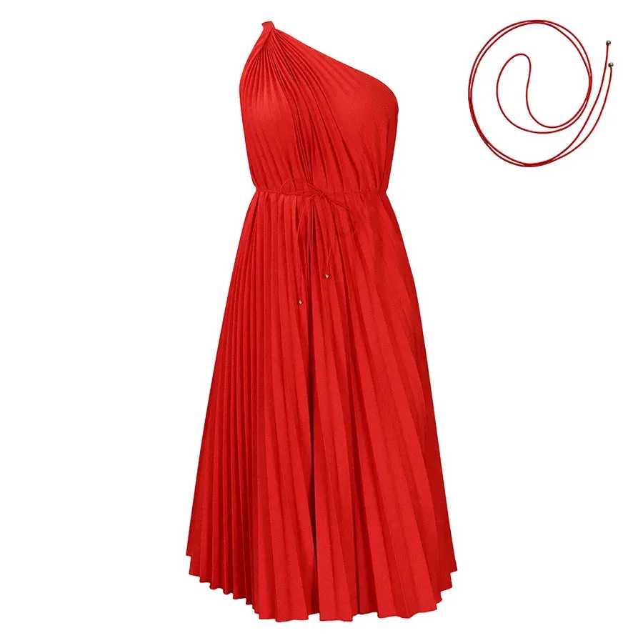 women's a-line skirt basic classic style oblique collar sleeveless solid color knee-length holiday travel tea party