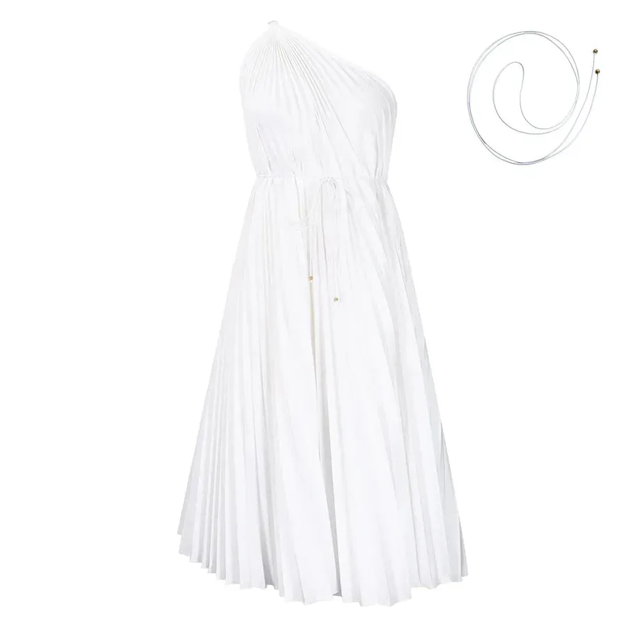 women's a-line skirt basic classic style oblique collar sleeveless solid color knee-length holiday travel tea party