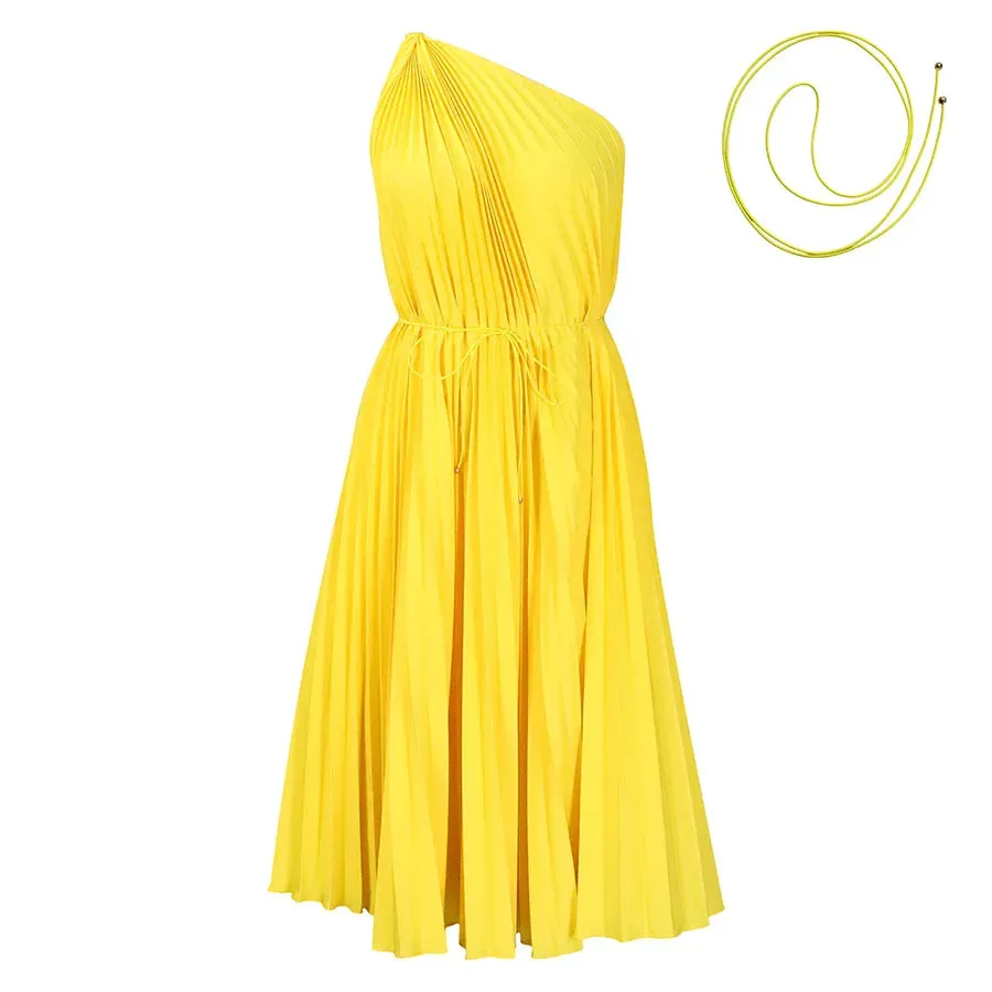 women's a-line skirt basic classic style oblique collar sleeveless solid color knee-length holiday travel tea party