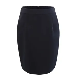 Women's Plus Size Black Above Knee Skirt Bodycon  High Waist Office Short Skirts