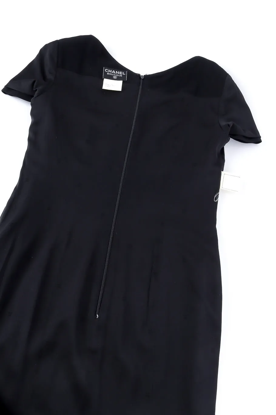 Wool Logo Button Mini Dress