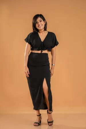 Zoe Co-ord Set- Black